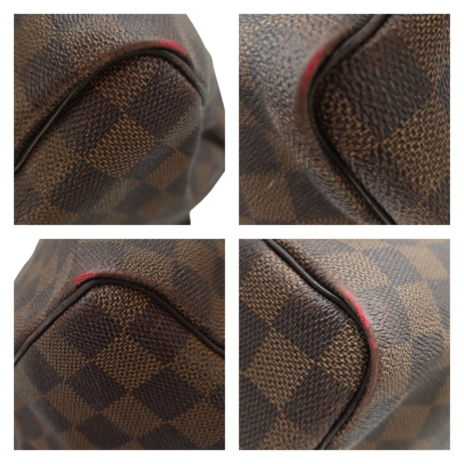 Louis Vuitton Damier Ebene Speedy 35 Satchel