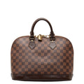 Louis Vuitton Almaty PM Handbag N53151 Brown PVC Leather  Louis Vuitton