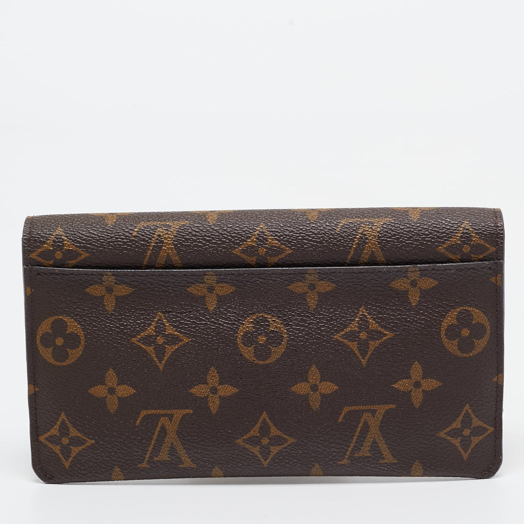 Louis Vuitton Monogram Canvas Sarah Wallet..
