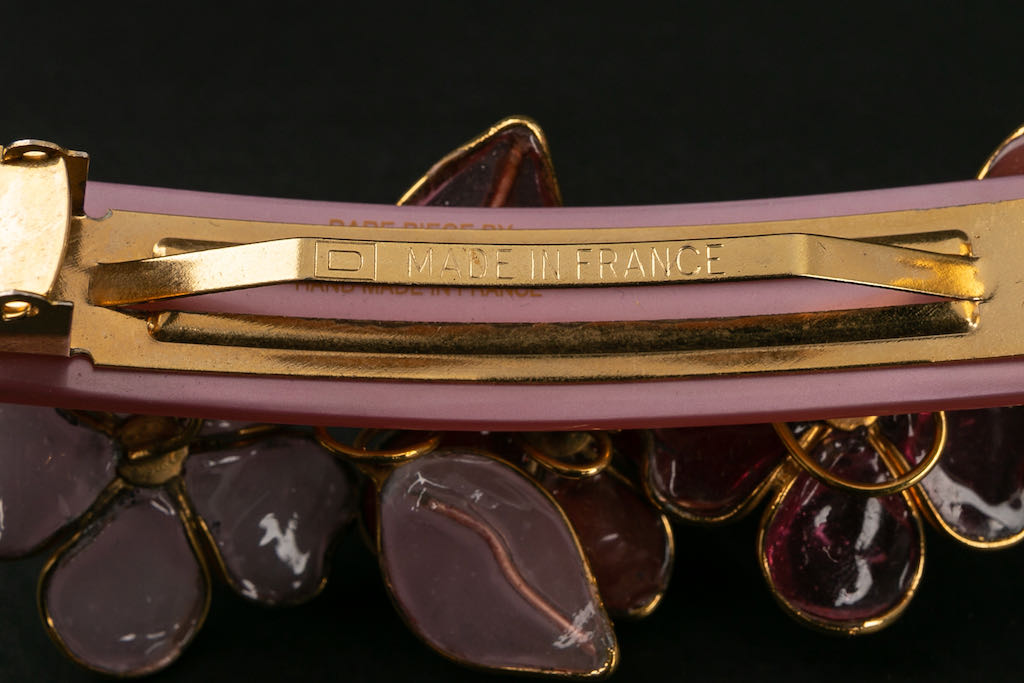 Barrette en pÃƒÆ’Ã‚Â¢te de verre