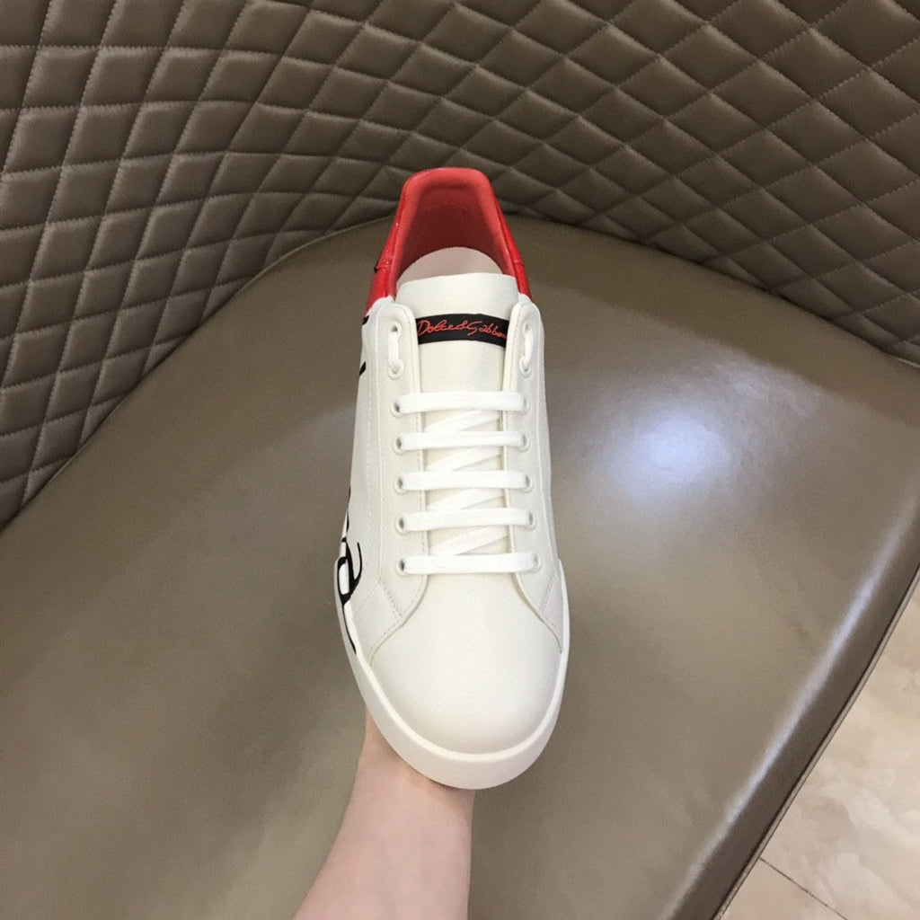 DolGLAMI &amp; GaGLAMIana Portofino Sneakers White/Red For Men GLAMI Shoes
