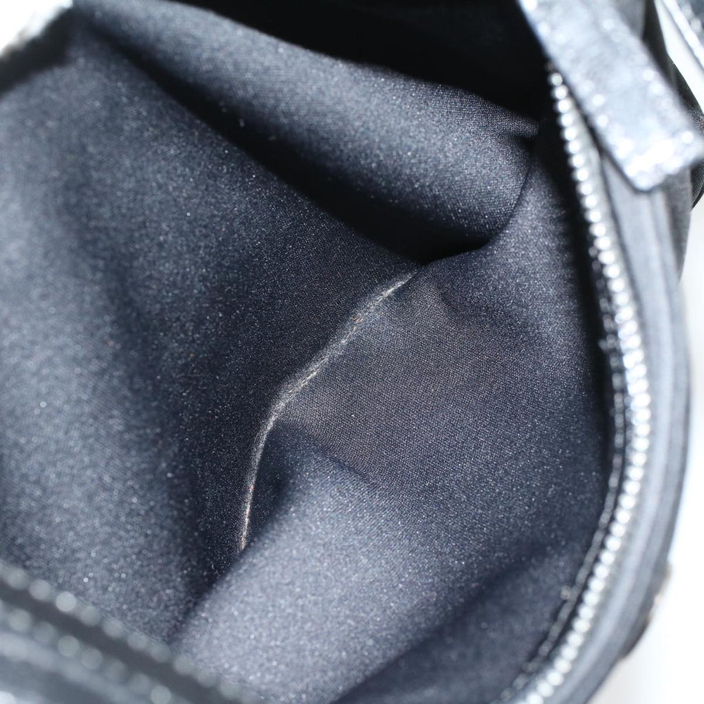 FENDI Mamma Baguette Shoulder Bag Nylon Black 53012
