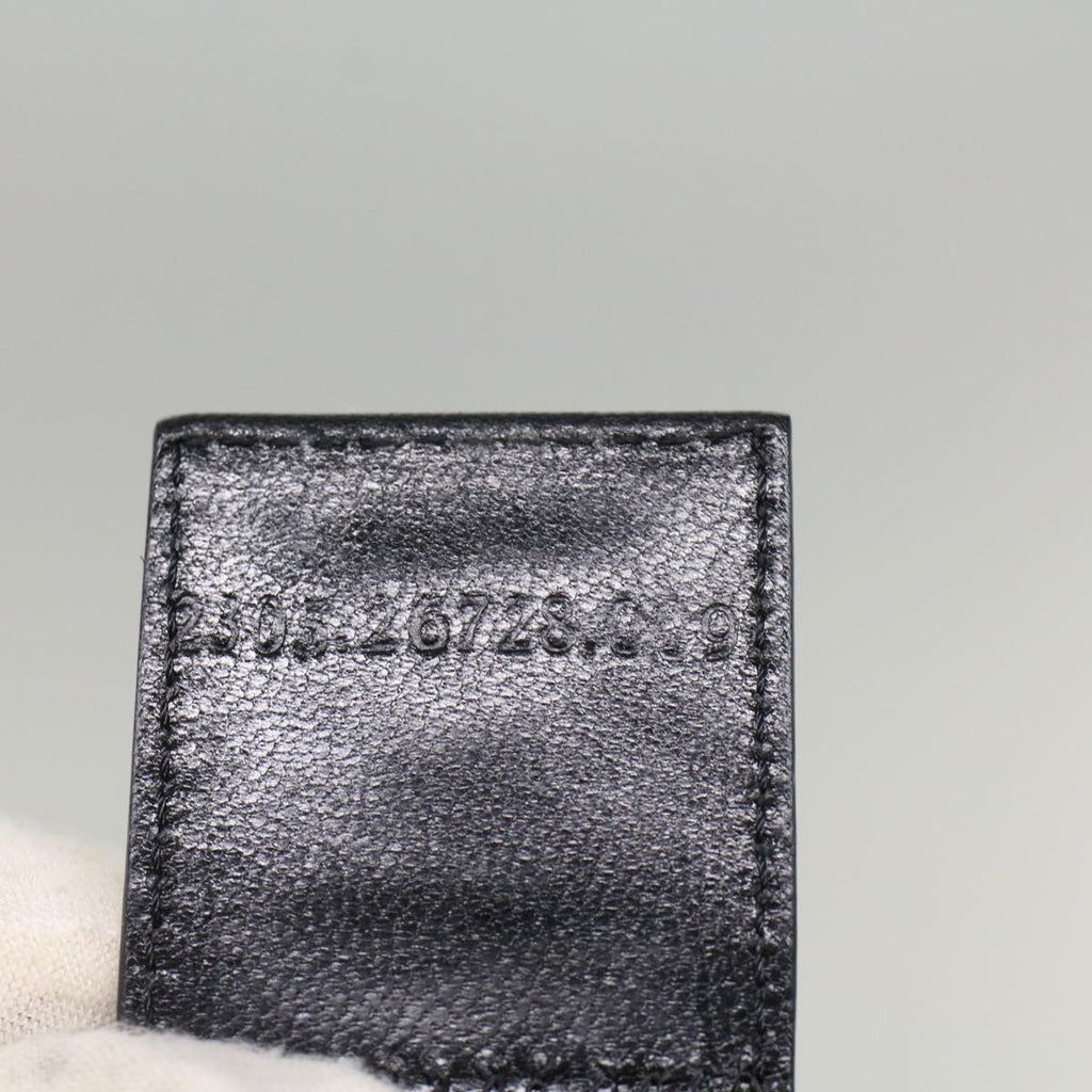 FENDI Mamma Baguette Shoulder Bag Nylon Black 53012