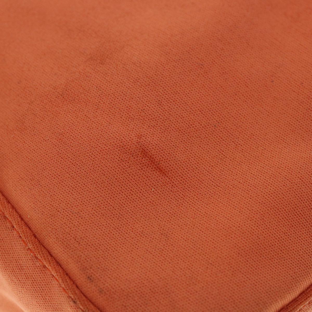 FENDI Mamma Baguette Shoulder Bag Nylon Orange 53082