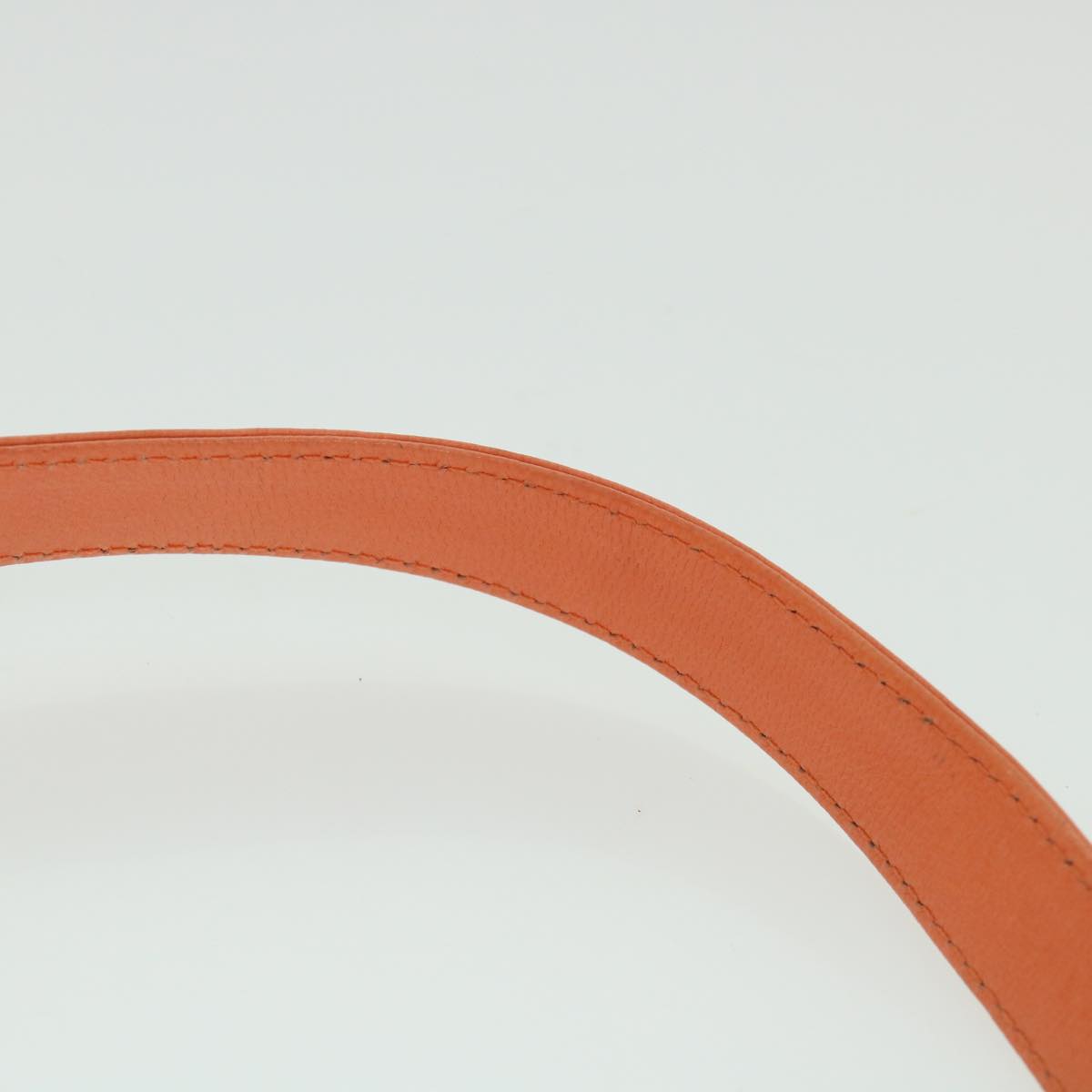 FENDI Mamma Baguette Shoulder Bag Nylon Orange 53082