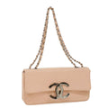 CHANEL Matelasse Chain Shoulder Bag Leather Pink CC 53097
