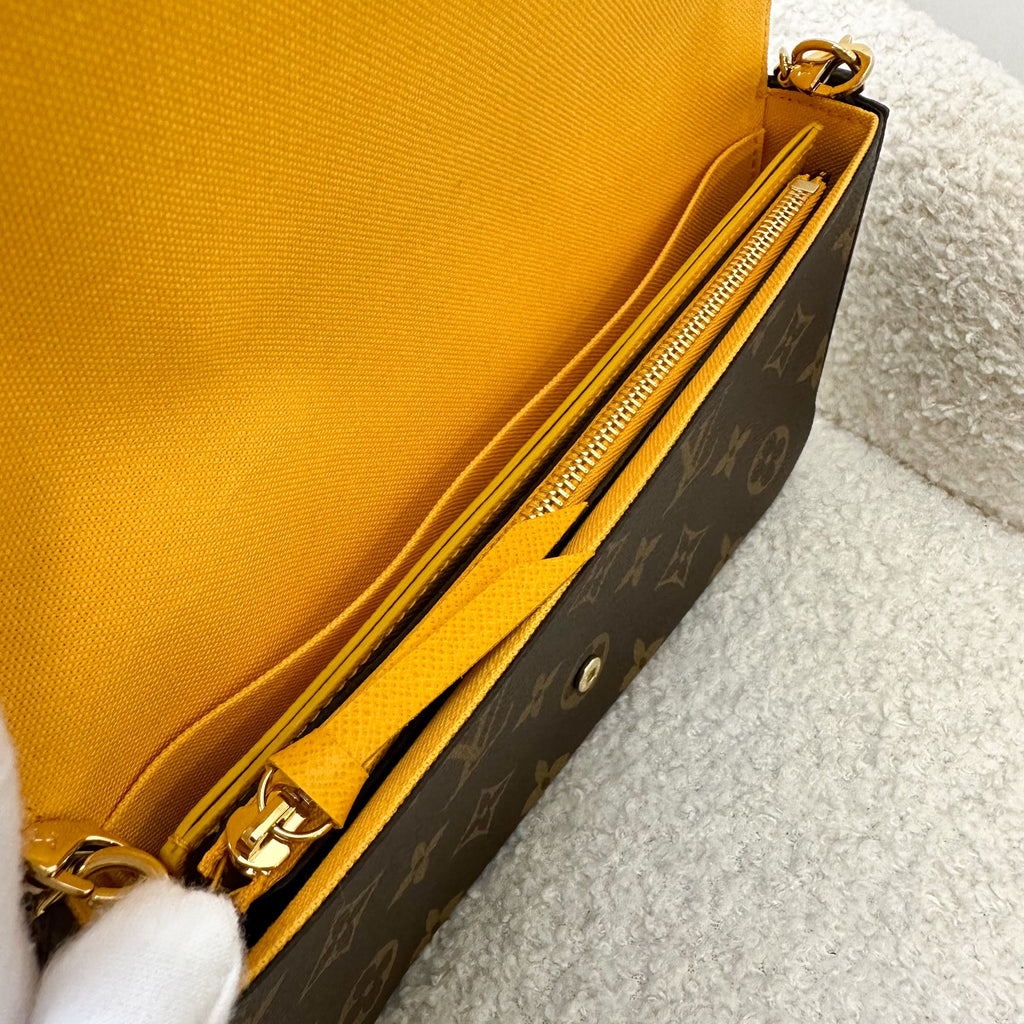 LV Felicie Pochette in Vivienne in New York Monogram Canvas and GHW