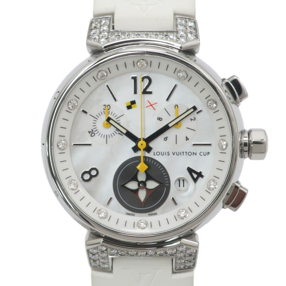 Louis Vuitton Tumbler Lob Cup Q132H S Rug/12P Diamond SS Lobby Quartz  Women