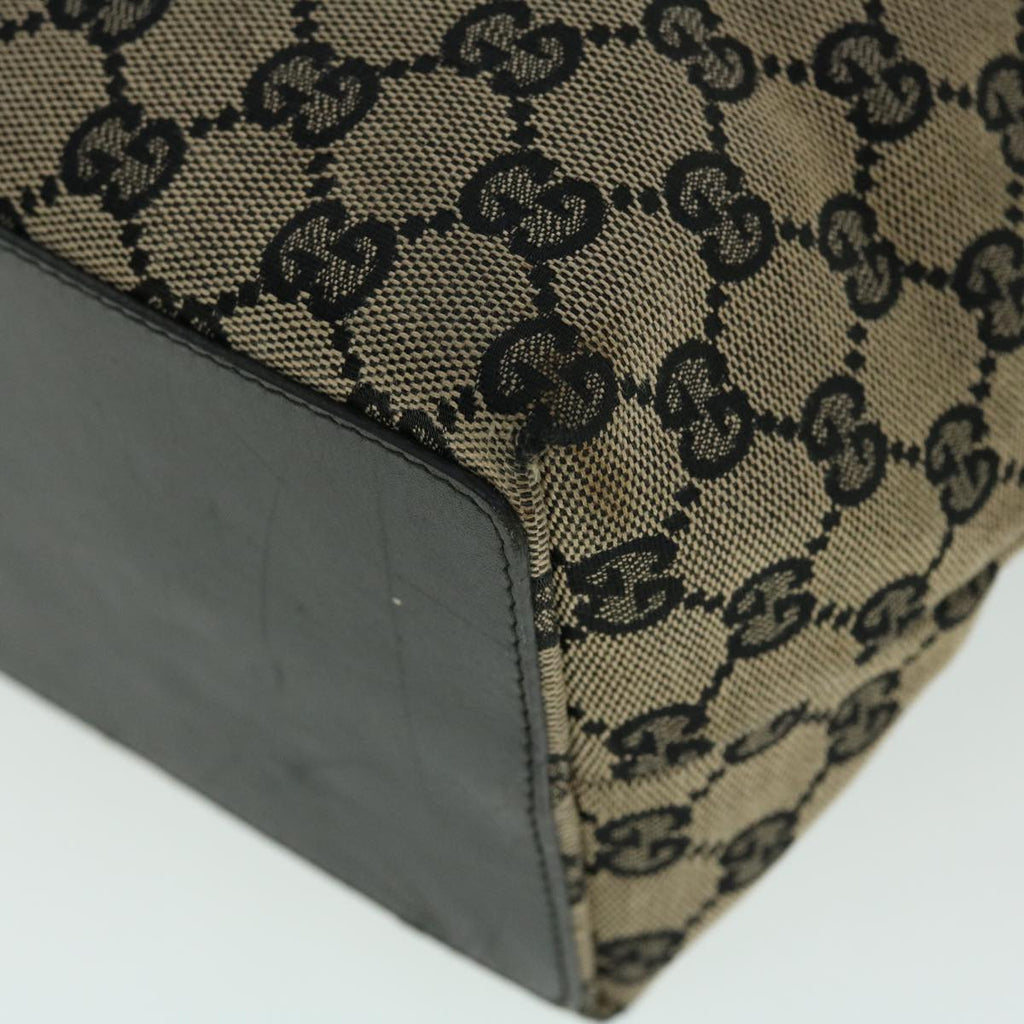 GUCCI GG Canvas Tote Bag Beige Navy 53262