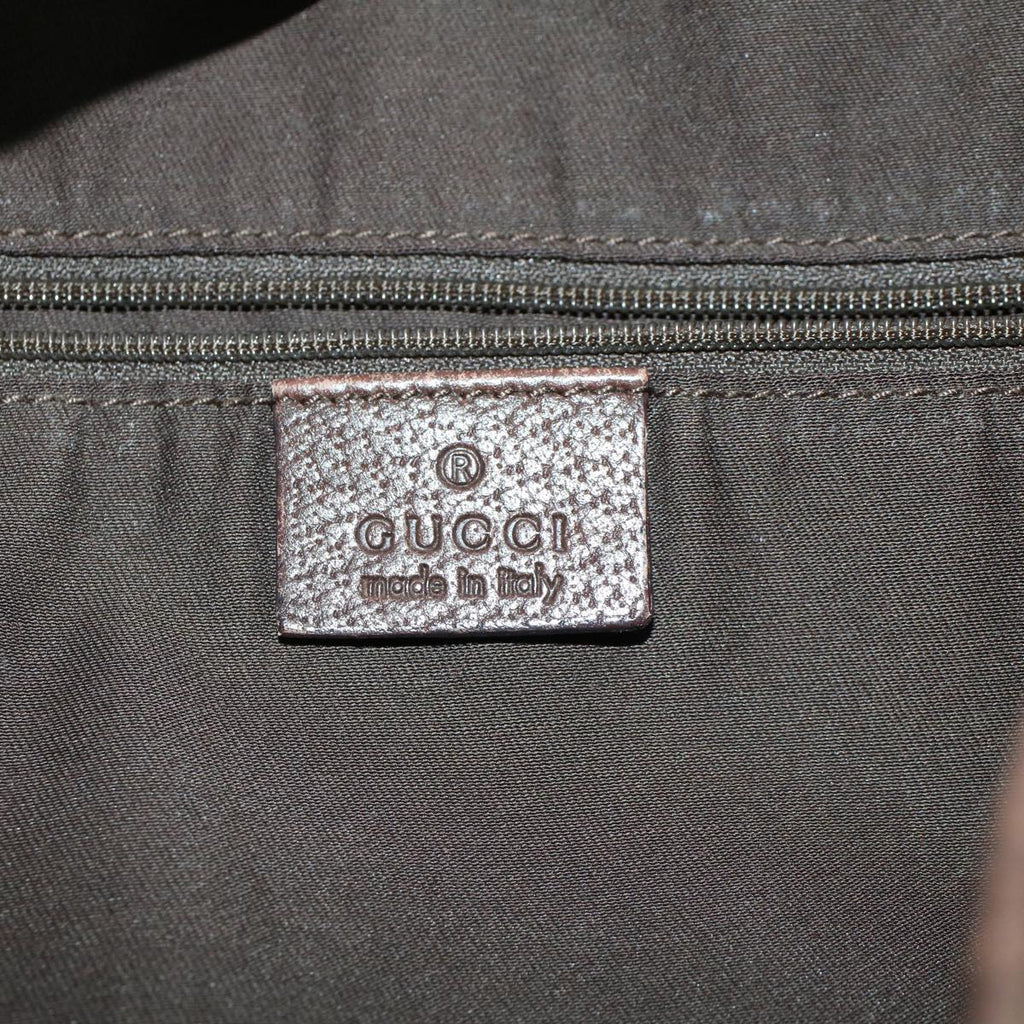 GUCCI GG Canvas Tote Bag Beige Brown 53263