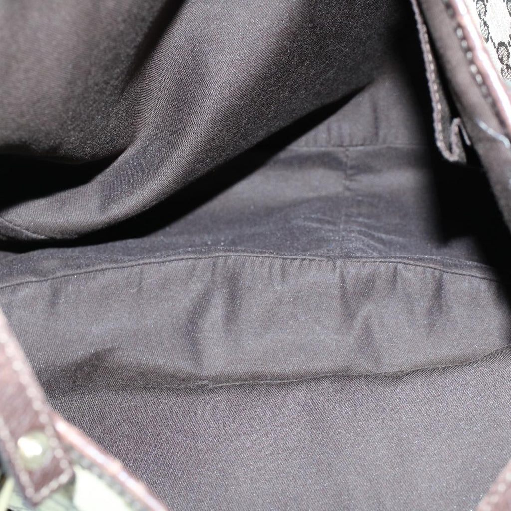 GUCCI GG Canvas Tote Bag Beige Brown 53263