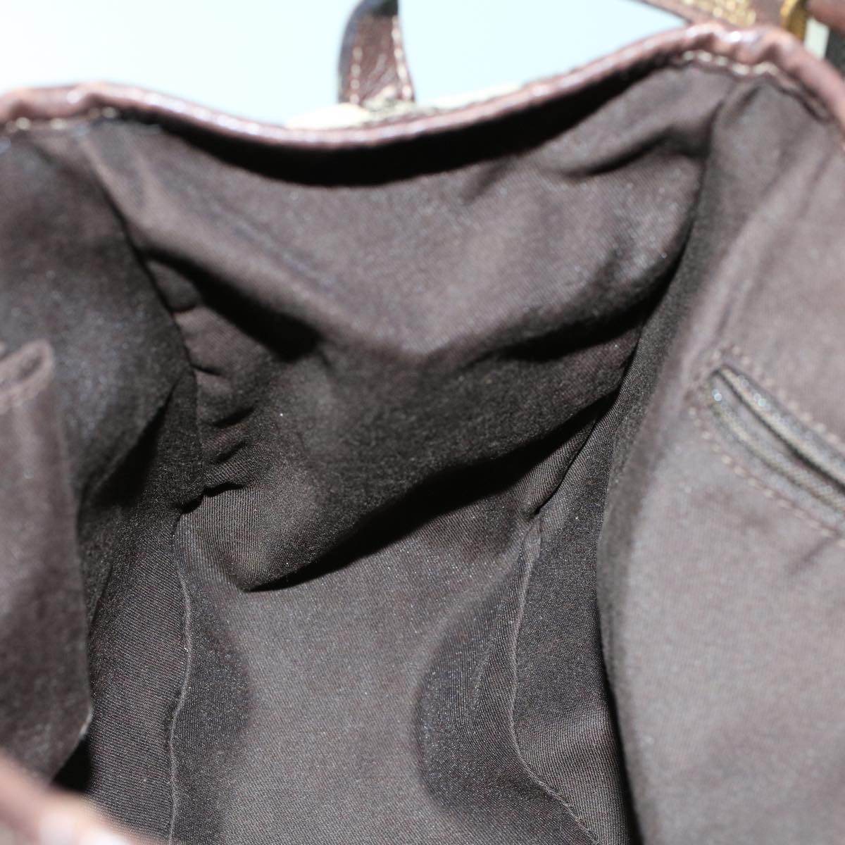 GUCCI GG Canvas Tote Bag Beige Brown 53263