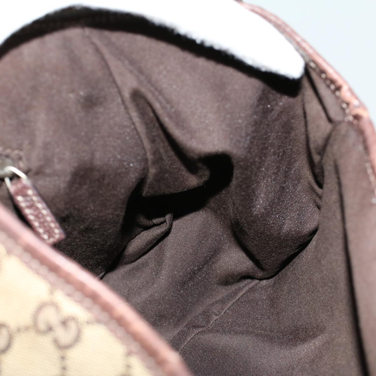GUCCI GG Canvas Tote Bag Beige Brown 53263