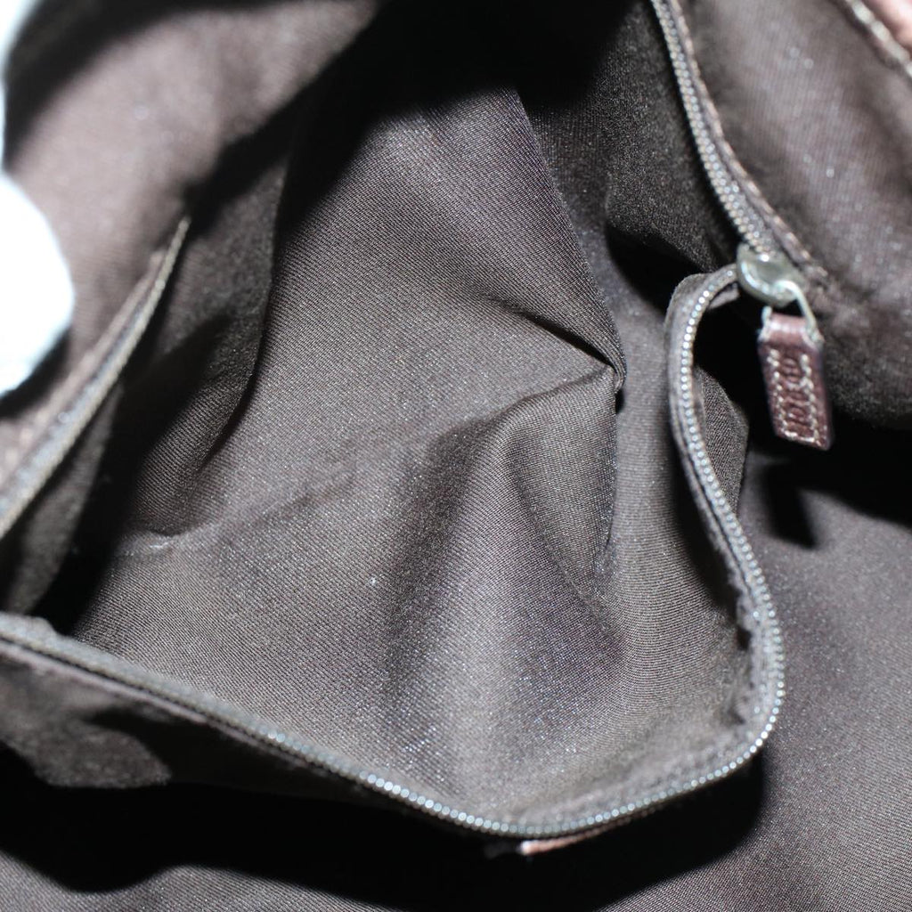 GUCCI GG Canvas Tote Bag Beige Brown 53263