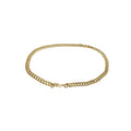 CHANEL Gold Tone Link Chain Belt