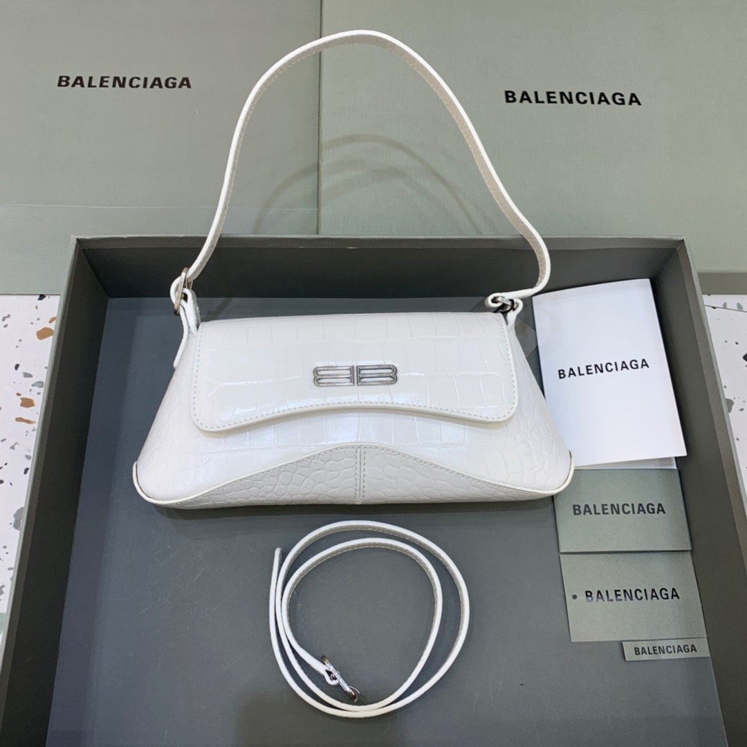 Balen XX Small GlamIap Bag Box White, For Women,  Bags 10.6in/27cm 6956452109A9001