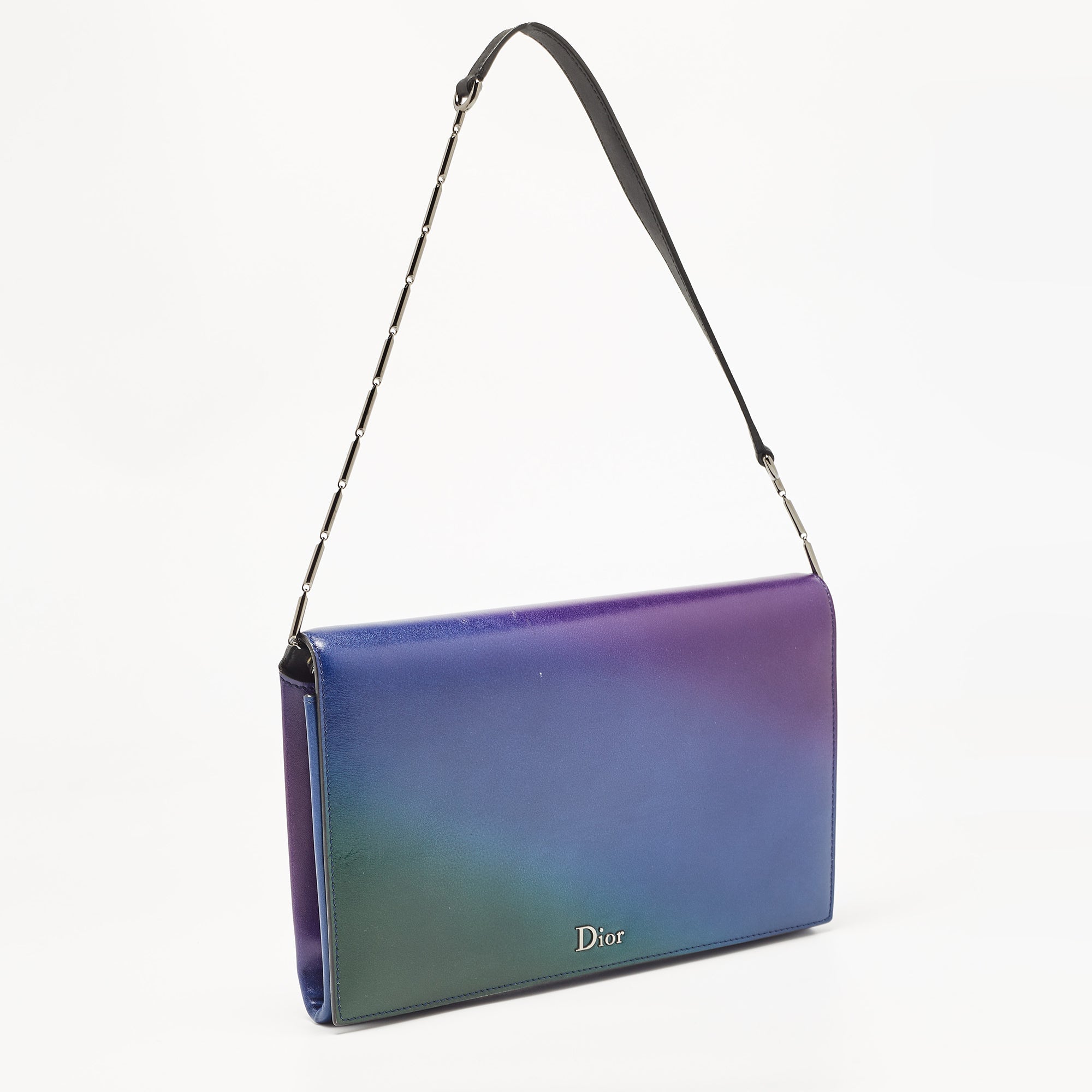 Dior color Ombre Leather Flap Bag