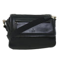 GUCCI Shoulder Bag Nylon Leather Black 53651