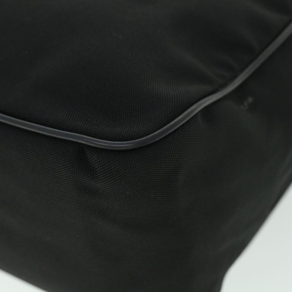 GUCCI Shoulder Bag Nylon Leather Black 53651