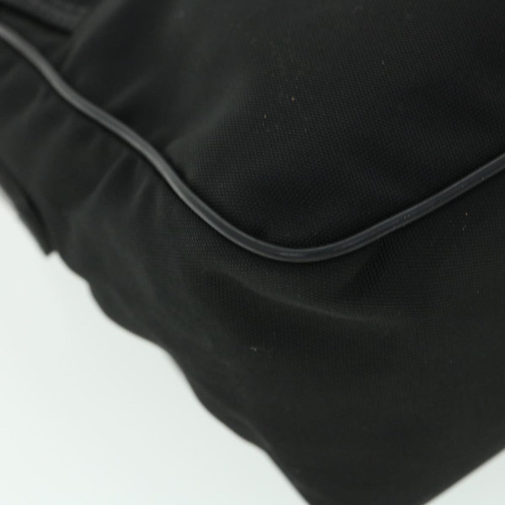 GUCCI Shoulder Bag Nylon Leather Black 53651