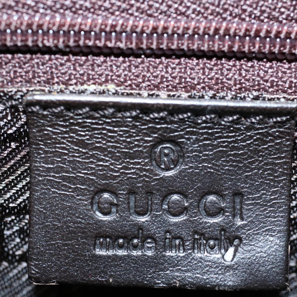 GUCCI Hand Bag Suede Leather Beige 000 0844 53662