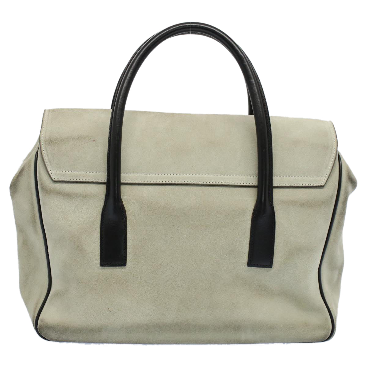 GUCCI Hand Bag Suede Leather Beige 000 0844 53662