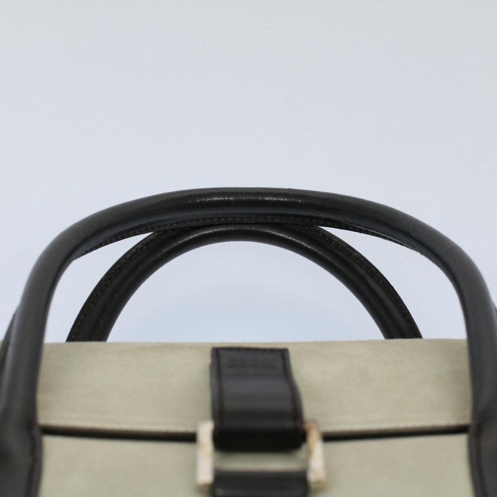 GUCCI Hand Bag Suede Leather Beige 000 0844 53662