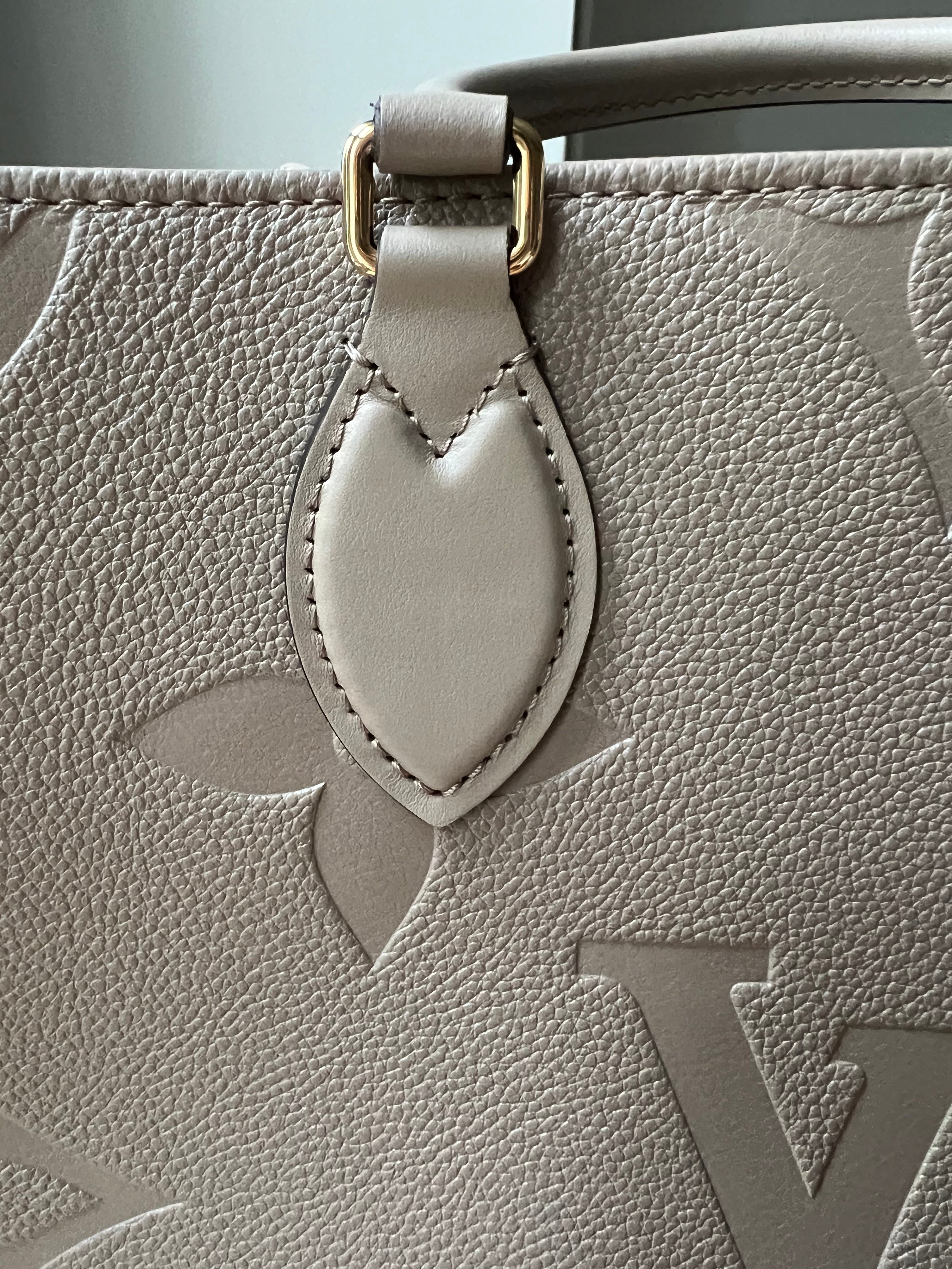 Louis Vuitton On the Go MM Dune Empreinte (RRP £2,480)