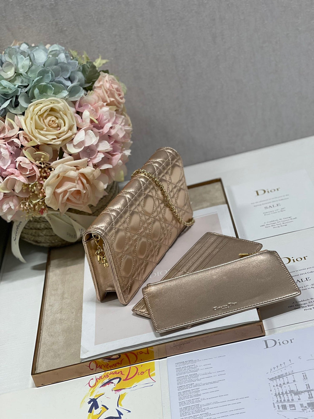 GLAMI Lady Pouch Gold, For Women, WomenÃ¢â‚¬â„¢s Handbags 8.5in/21.5cm CD