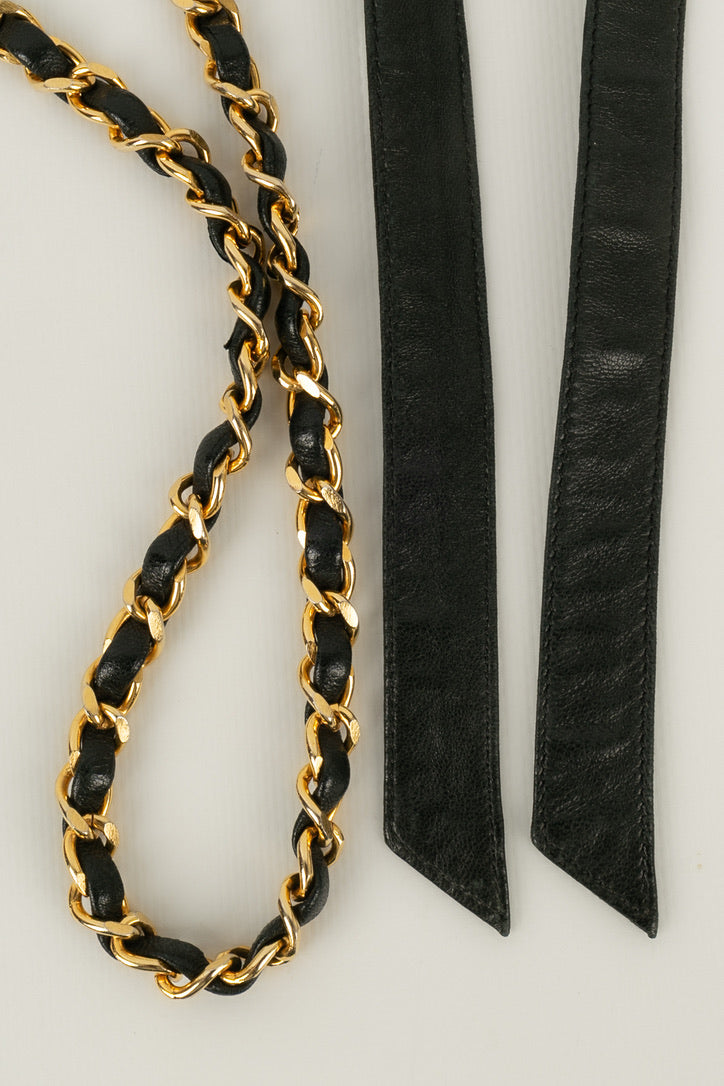 Ceinture en cuir Chanel