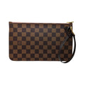 Louis Vuitton Damier Ebene Neverfull MM GM Pochette Wristlet