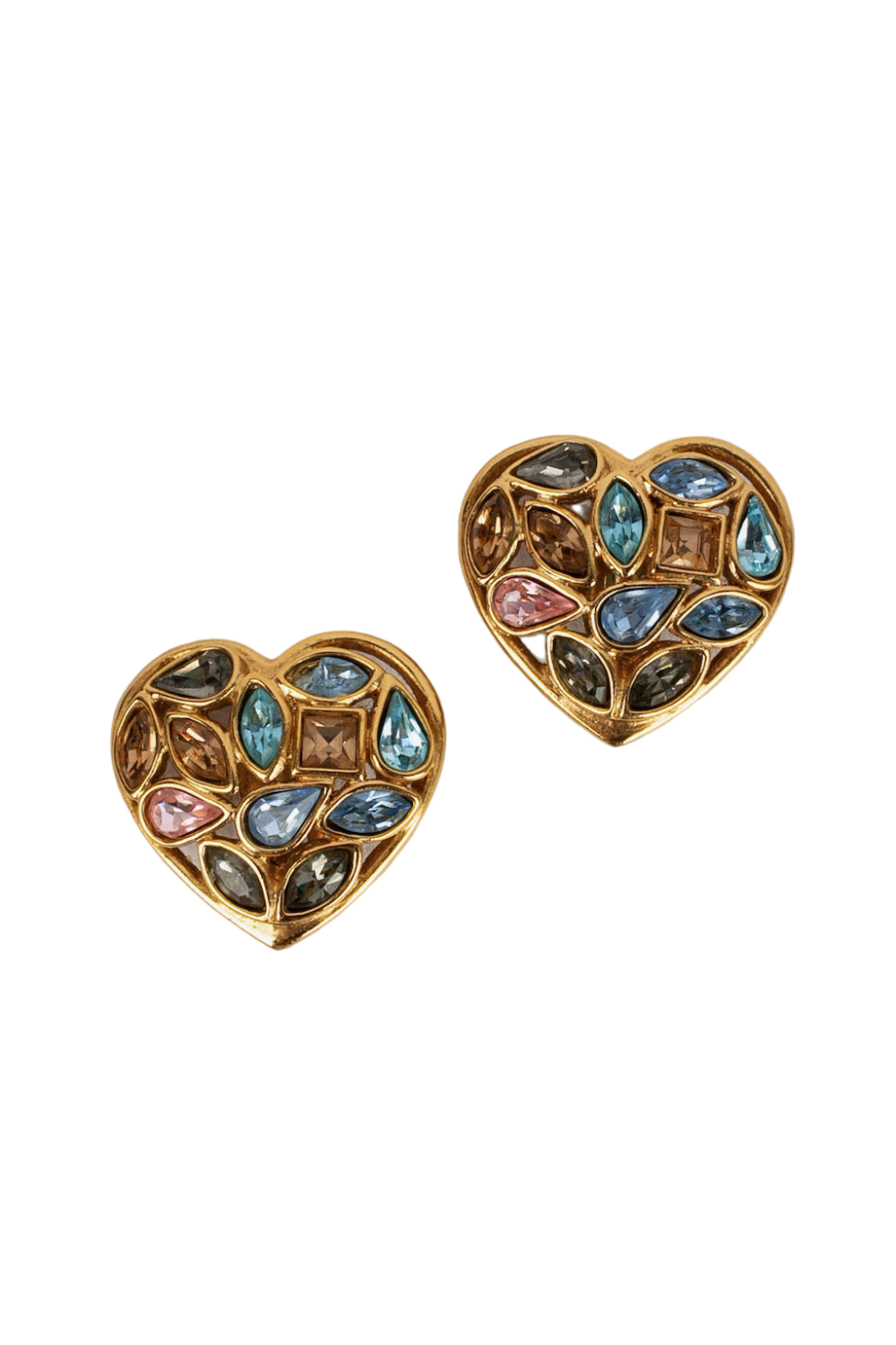 Boucles d'oreilles coeur Yves Saint Laurent