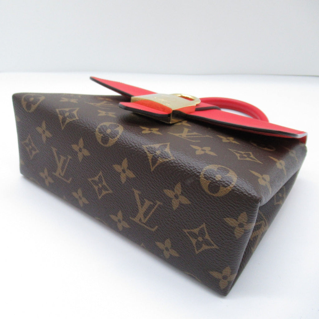 Louis Vuitton Louis Vuitton Locky BB 2w Shoulder Bag PVC Coated Canvas Monogram  Red/Brown M44322