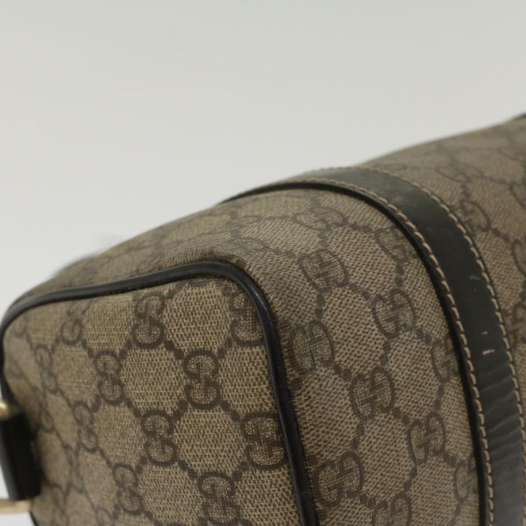 GUCCI GG Supreme Hand Bag PVC Leather Beige 193604 54006