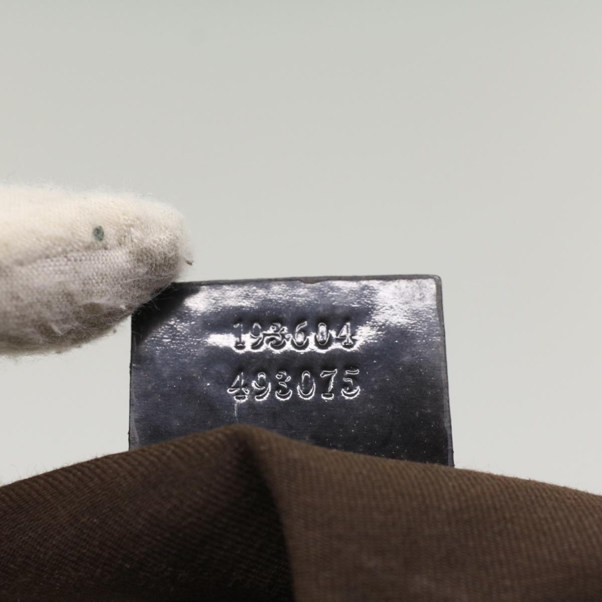 GUCCI GG Supreme Hand Bag PVC Leather Beige 193604 54006