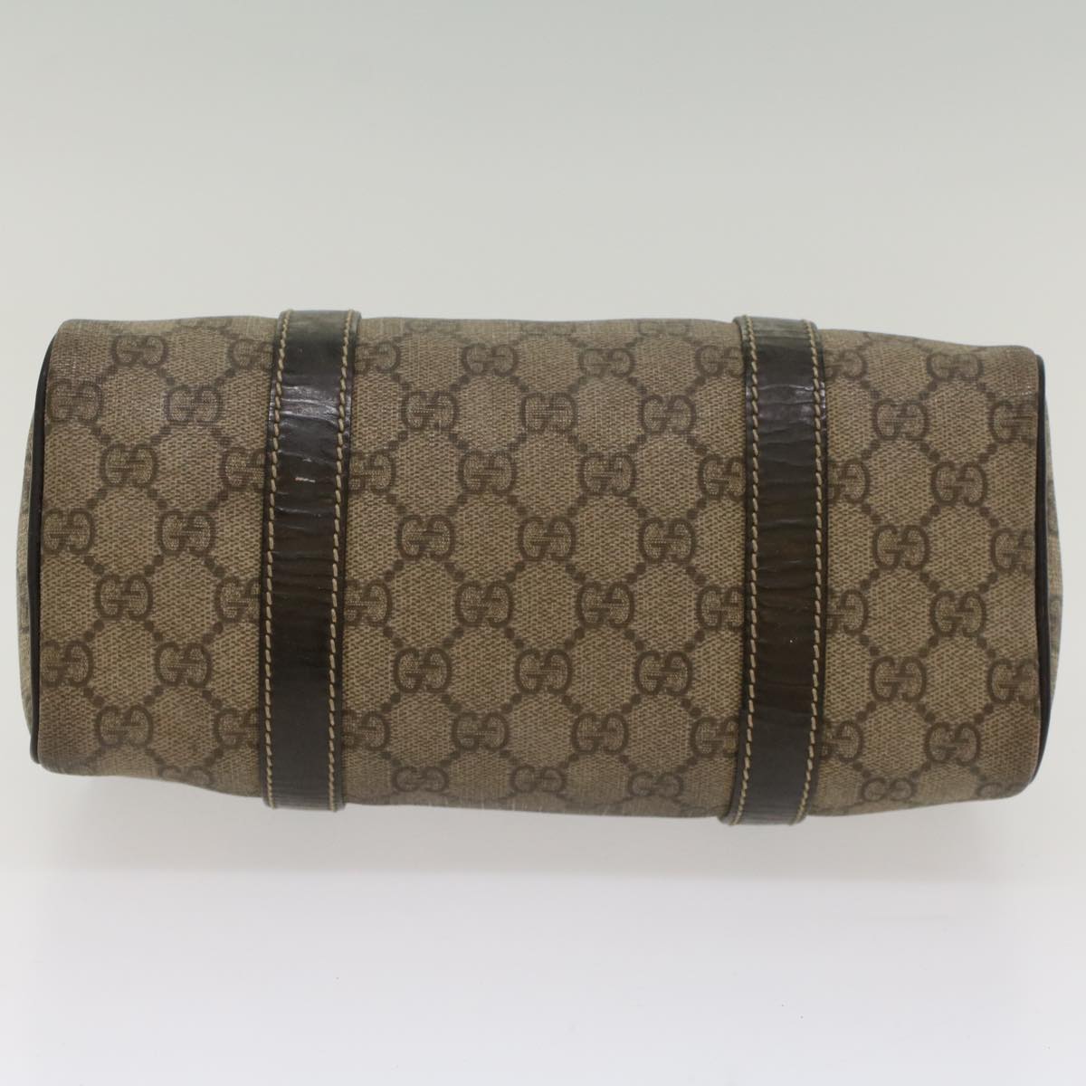 GUCCI GG Supreme Hand Bag PVC Leather Beige 193604 54006