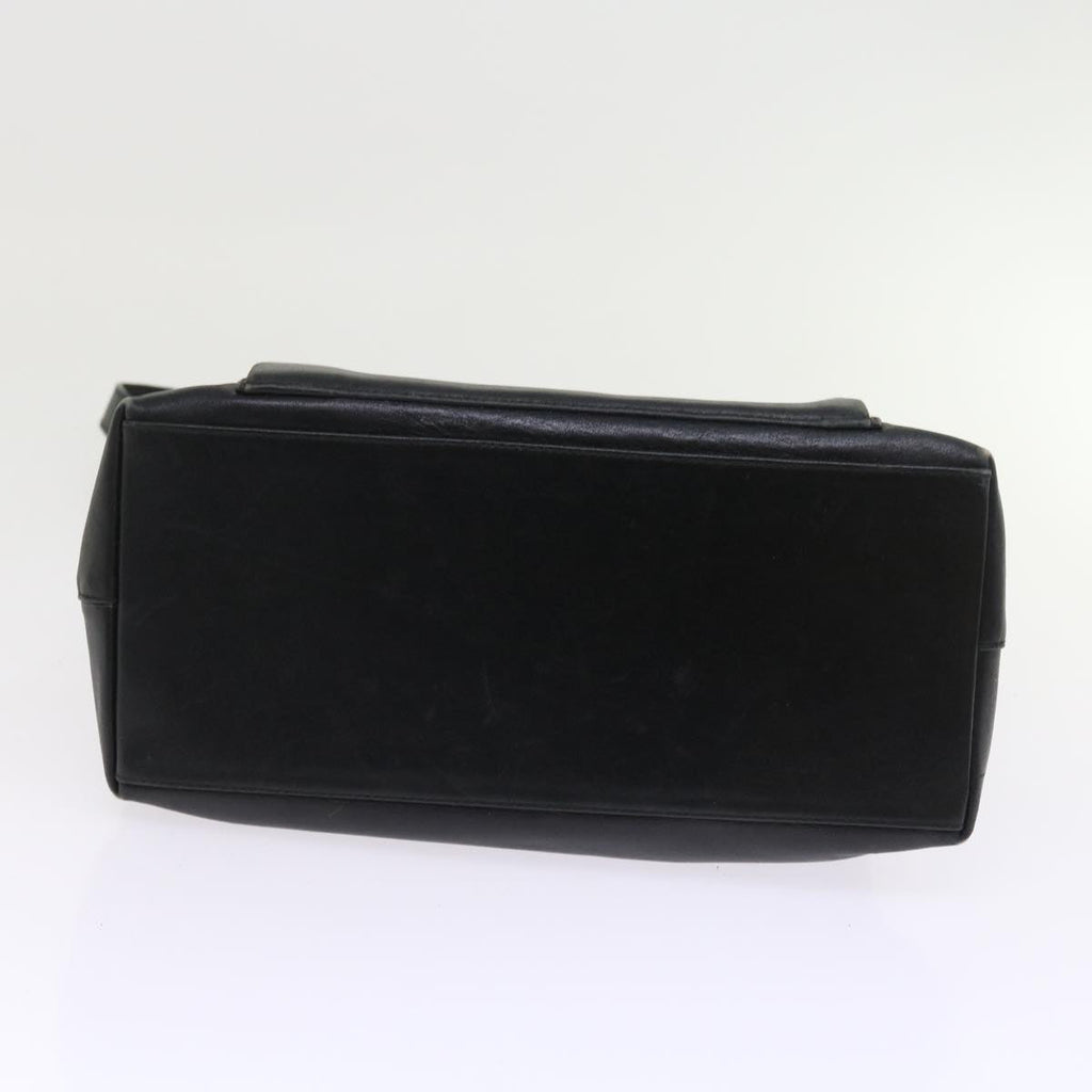 GUCCI Bamboo Shoulder Bag Leather 2way Black 54020