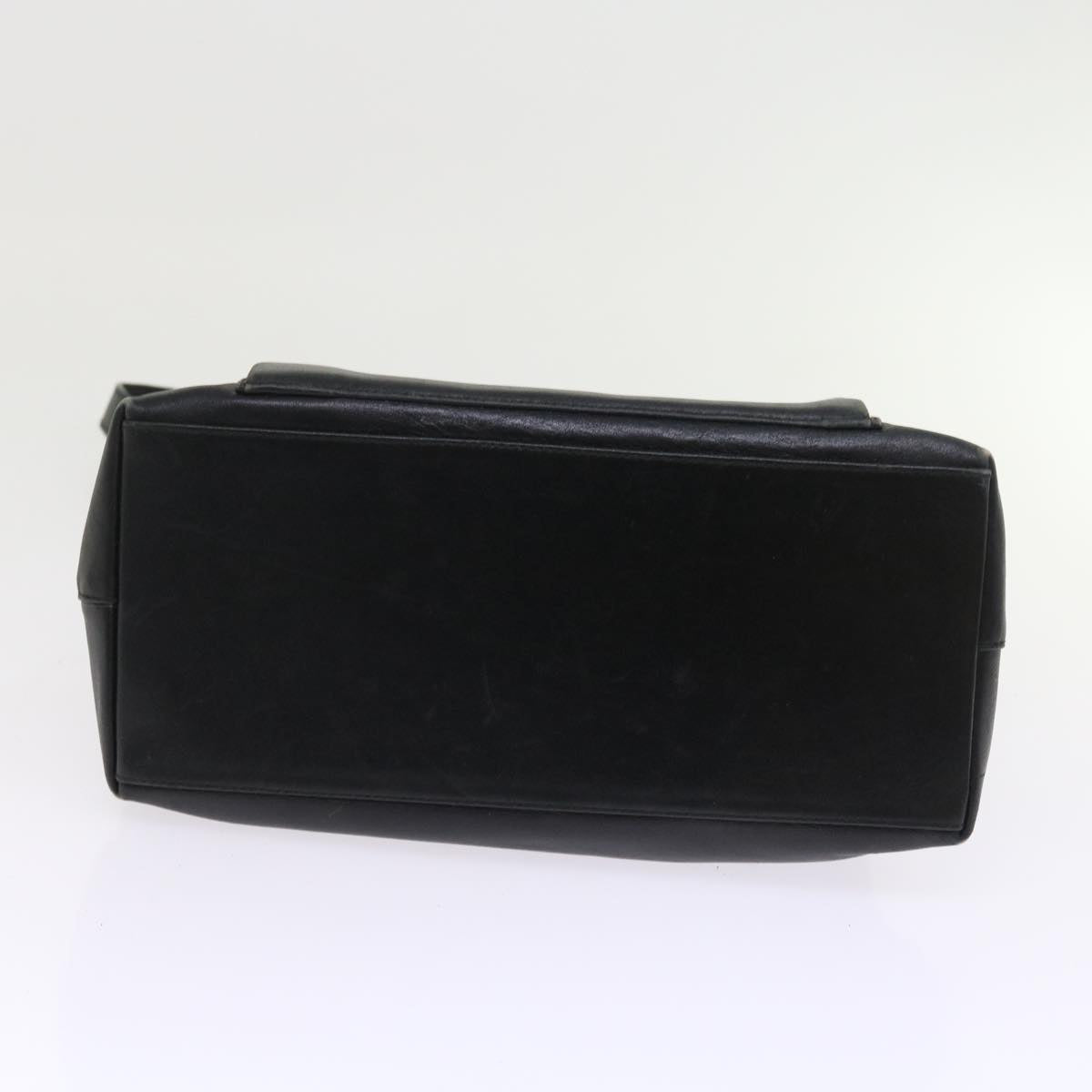 GUCCI Bamboo Shoulder Bag Leather 2way Black 54020