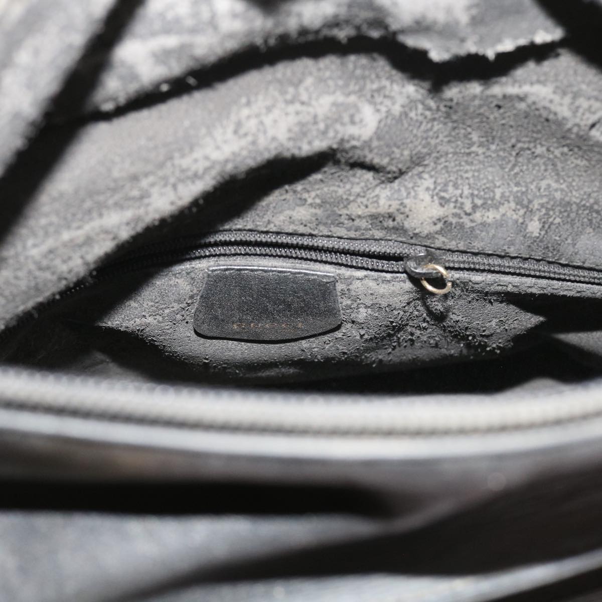 GUCCI Bamboo Shoulder Bag Leather 2way Black 54020