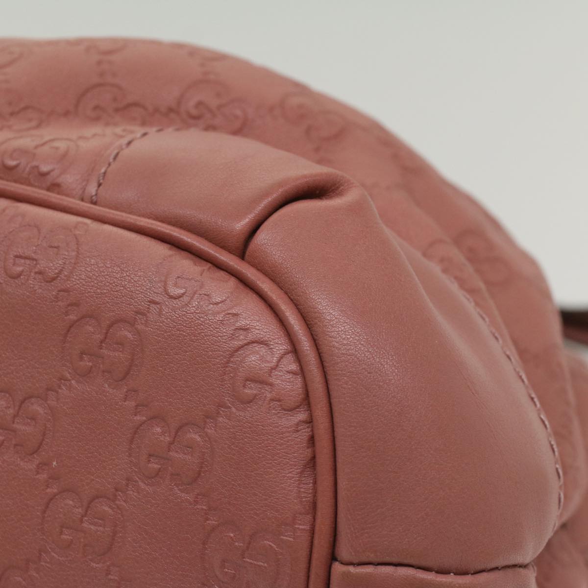 GUCCI GG Canvas Guccissima Hand Bag 2way Pink 247902 54115