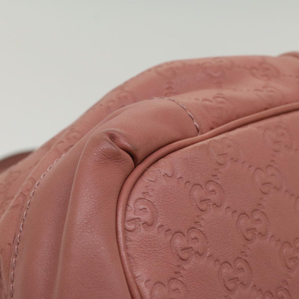 GUCCI GG Canvas Guccissima Hand Bag 2way Pink 247902 54115