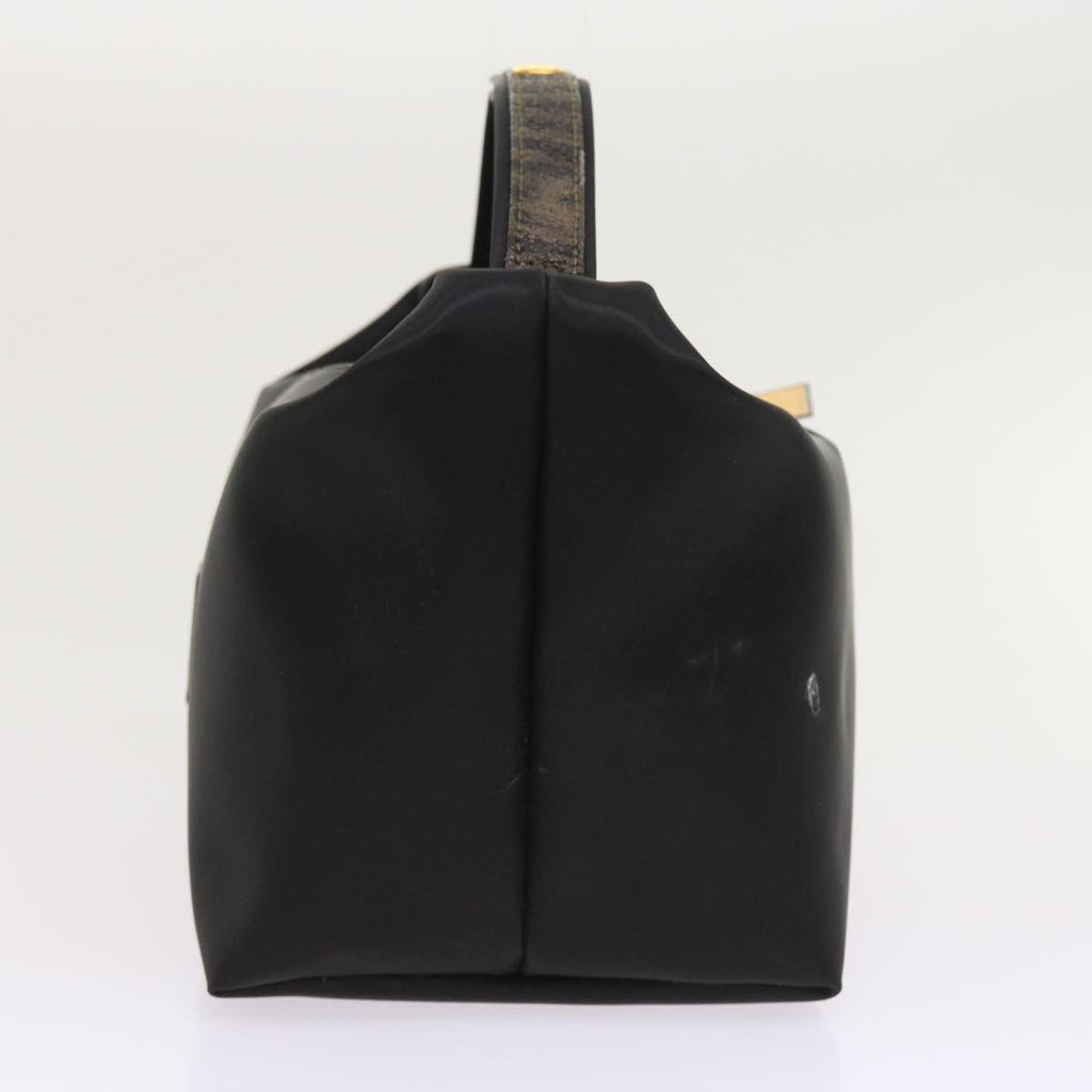 FENDI Pouch Pecan Canvas Black 54116