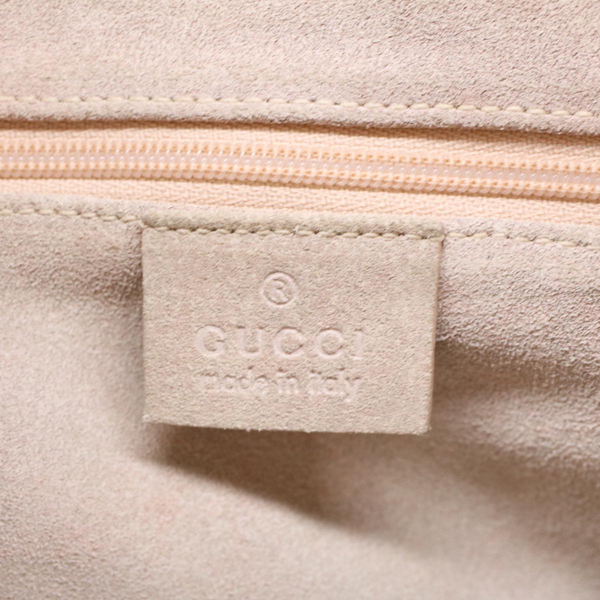 GUCCI Shoulder Bag Leather Beige 001 4403 344 54117