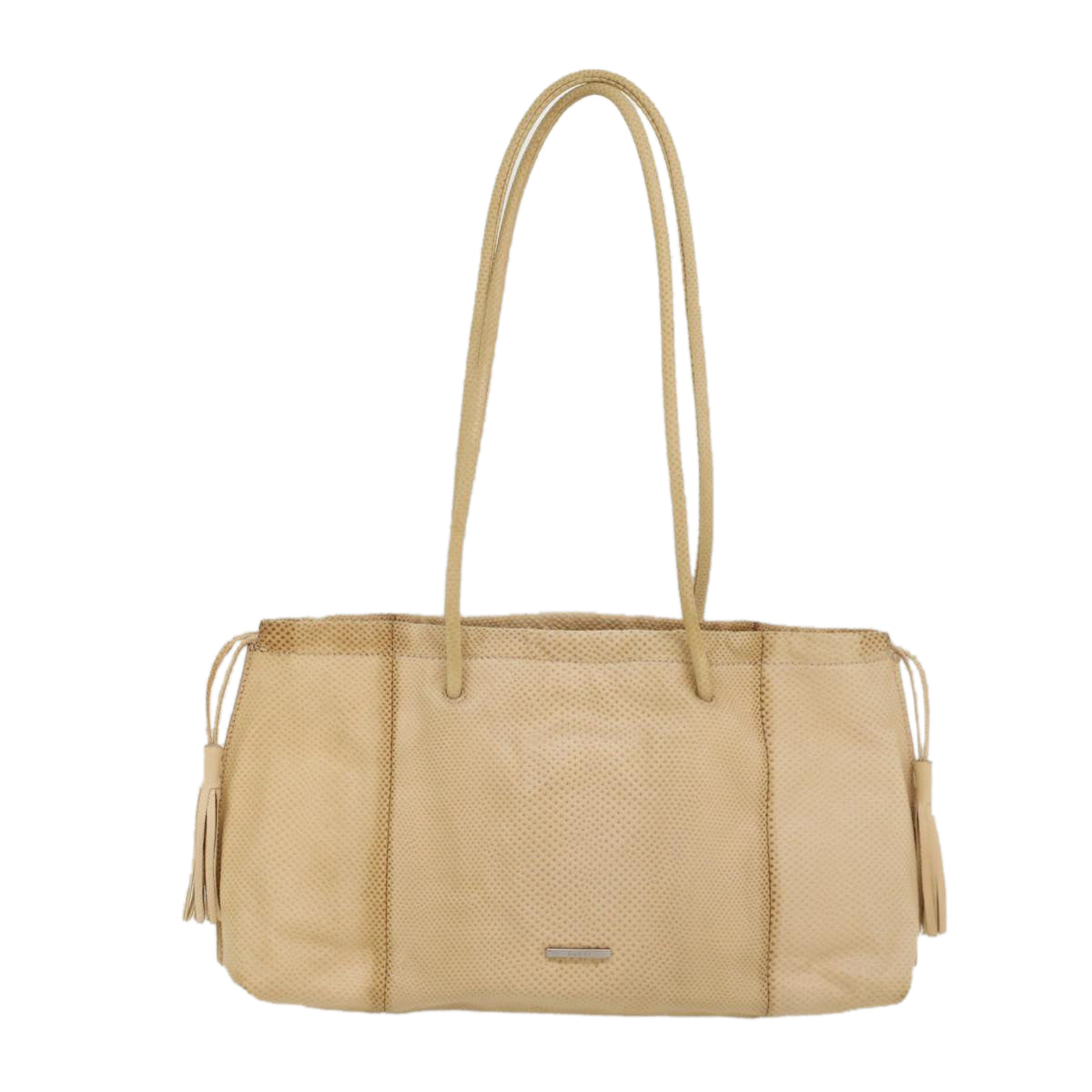 GUCCI Shoulder Bag Leather Beige 001 4403 344 54117