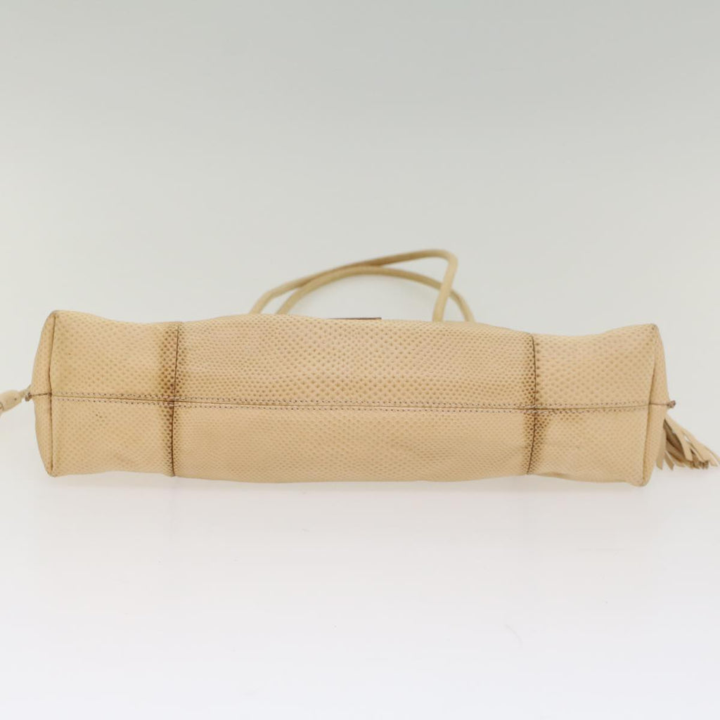 GUCCI Shoulder Bag Leather Beige 001 4403 344 54117