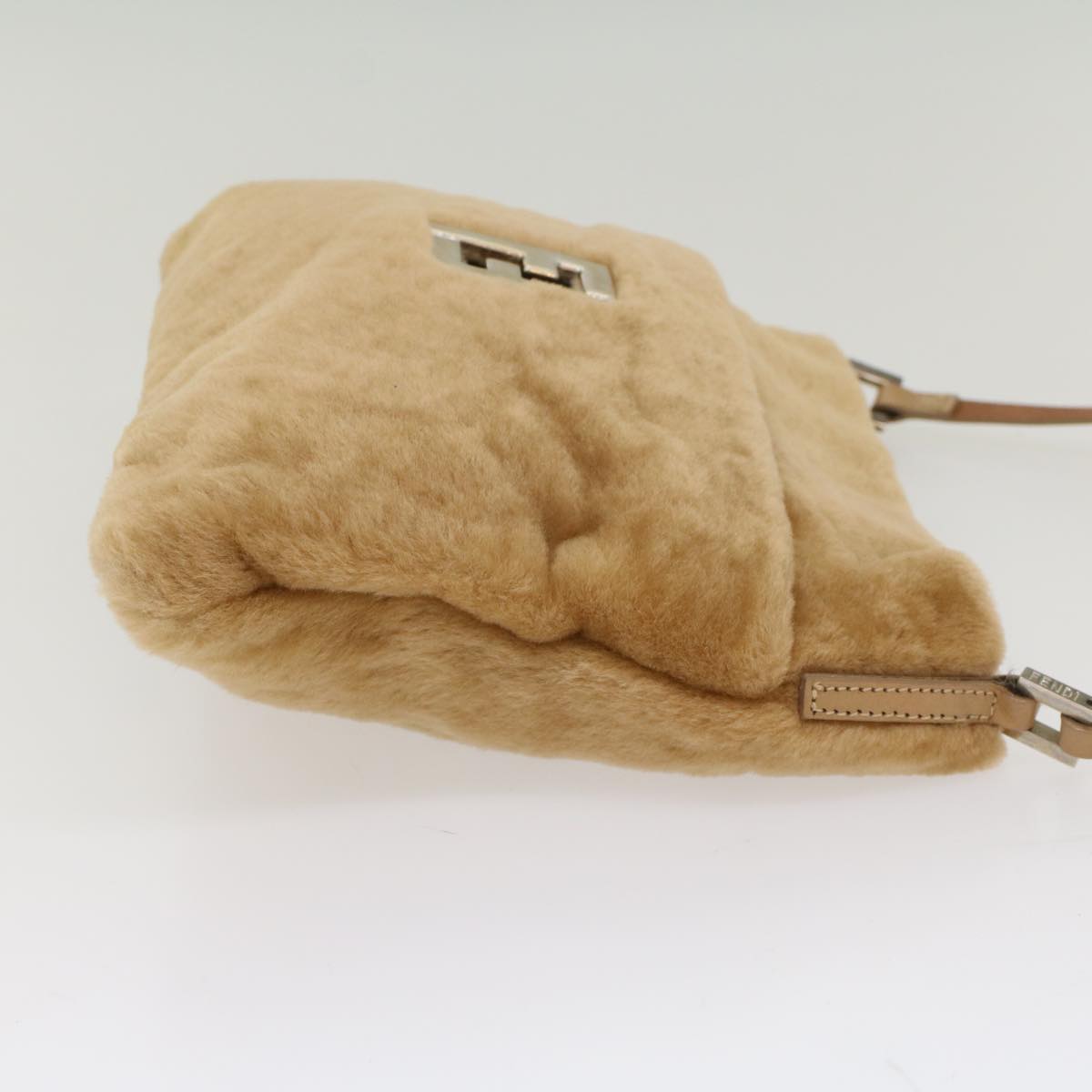 FENDI Shoulder Bag fur Brown 54120