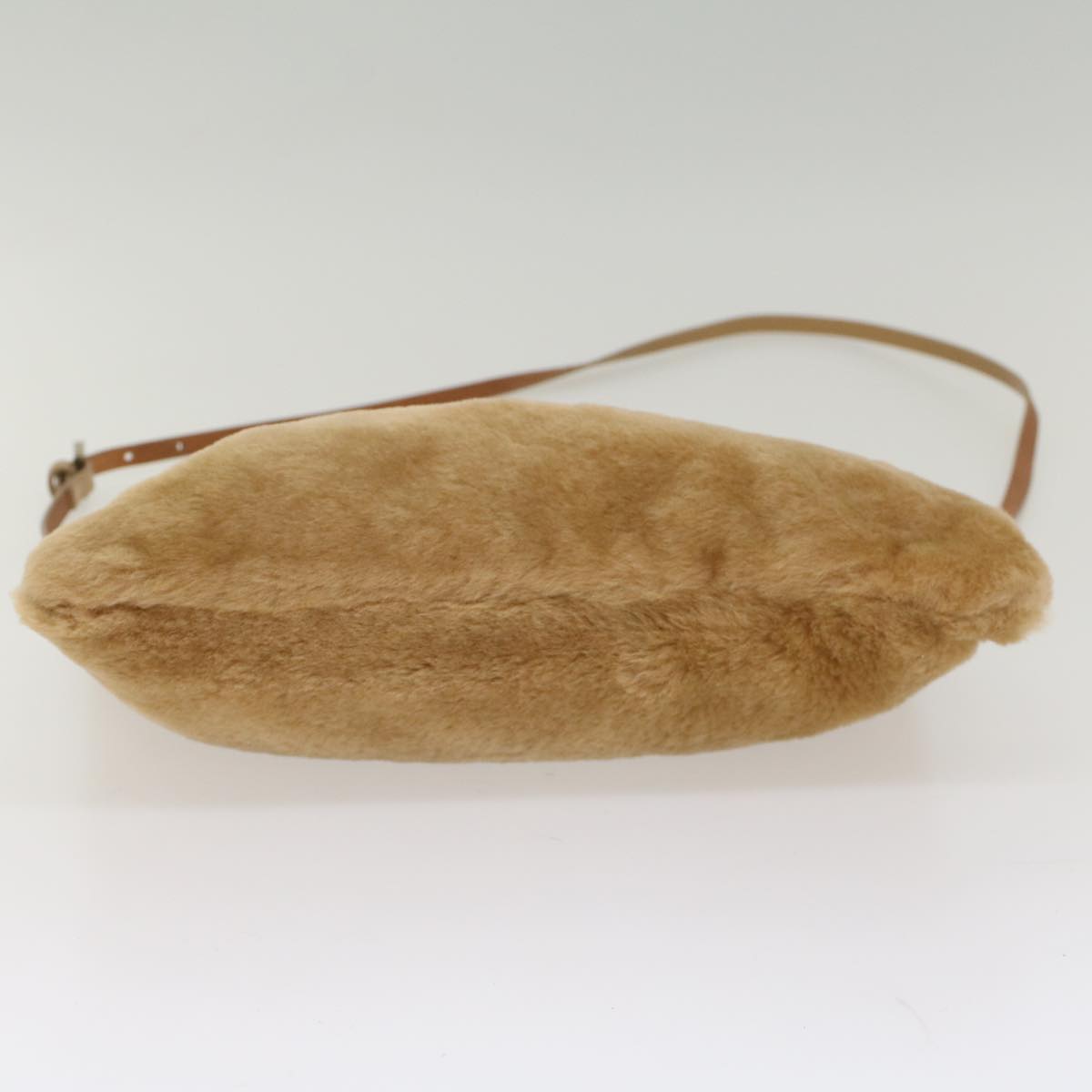 FENDI Shoulder Bag fur Brown 54120