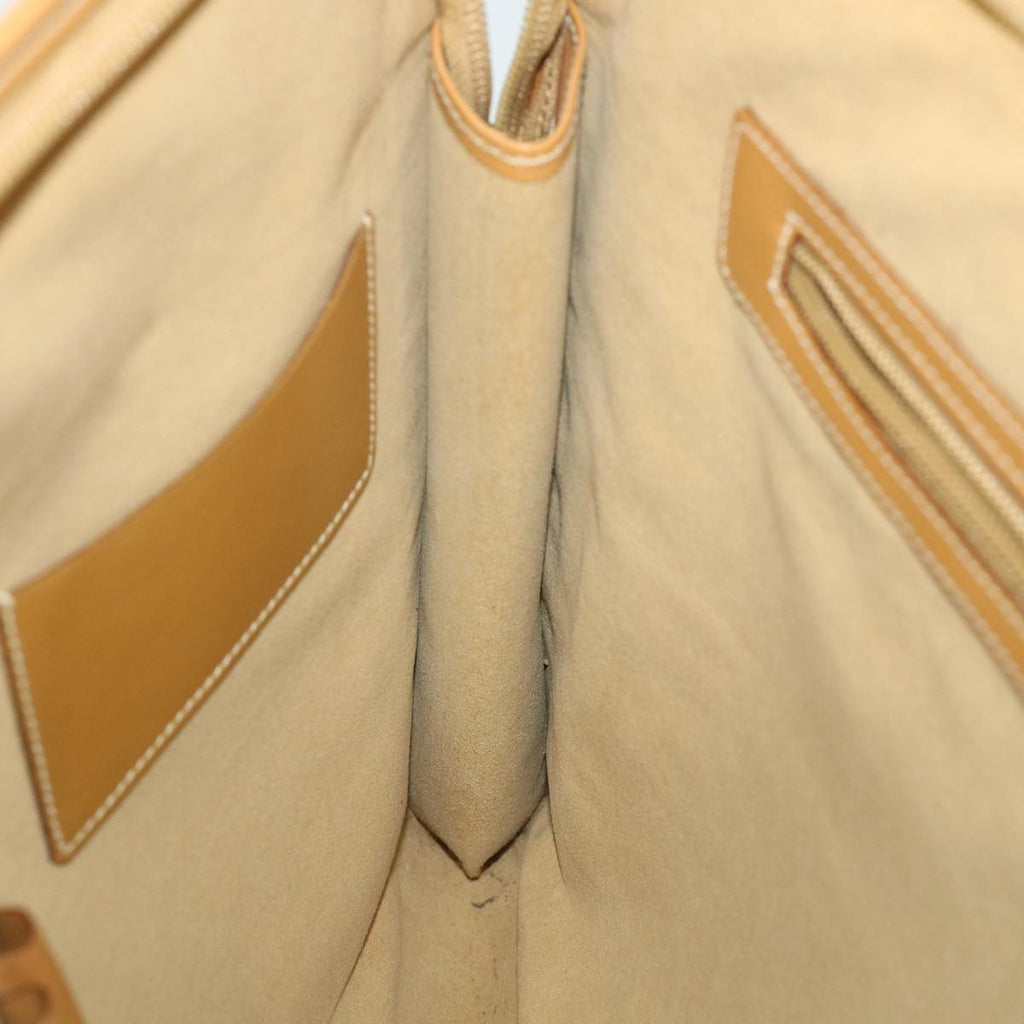 GUCCI GG Canvas Clutch Bag Leather Beige 54130