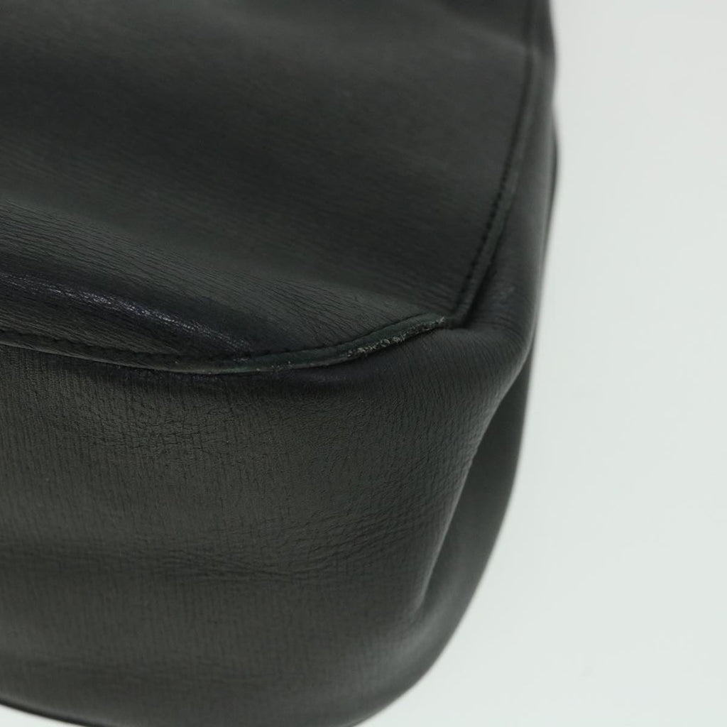 GUCCI Bamboo Shoulder Bag Leather Black 001 3739 002053 54151