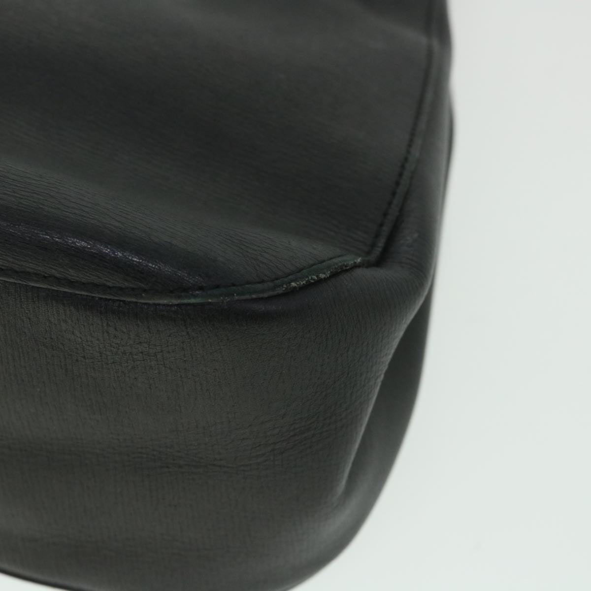 GUCCI Bamboo Shoulder Bag Leather Black 001 3739 002053 54151